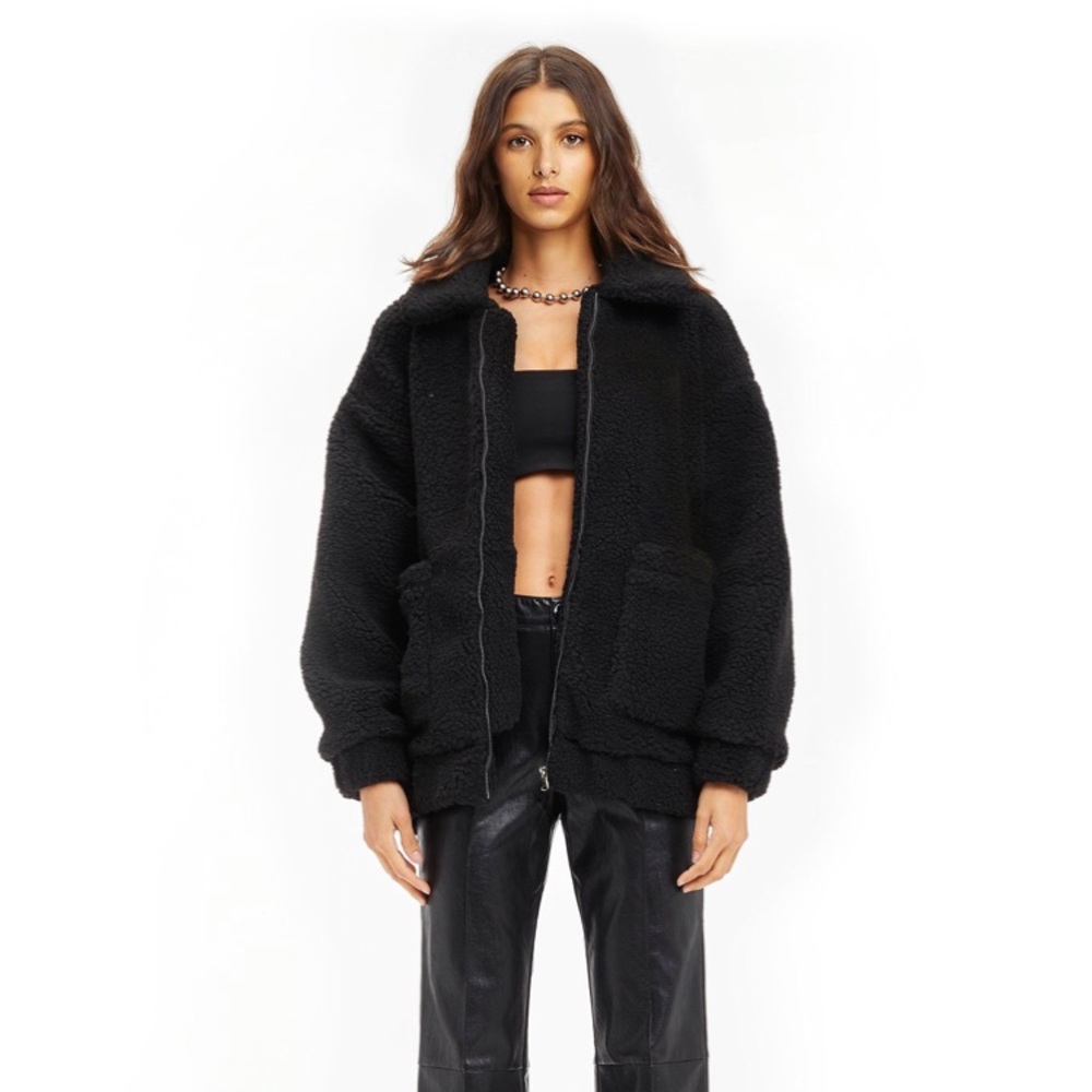 Small I️ am Gia black pixie jacket